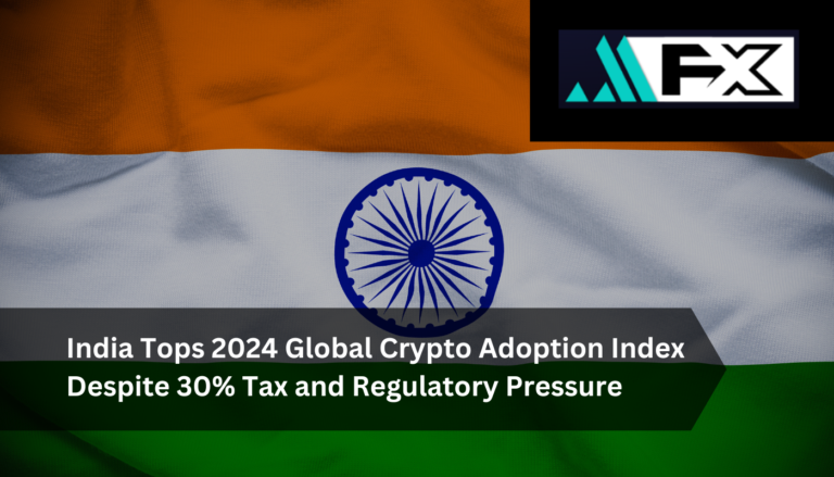 India Tops 2024 Global Crypto Adoption Index Despite 30% Tax and Regulatory Pressure