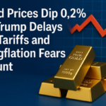 Gold Prices Dip 0.2% as Trump Delays EU Tariffs and Stagflation Fears Mount