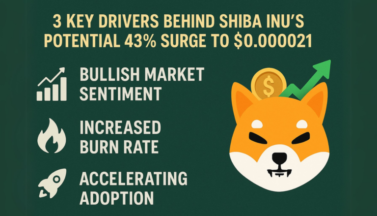 3 Key Drivers Behind Shiba Inu’s Potential 43% Surge to $0.000021