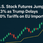 U.S. Stock Futures Jump 1.3% as Trump Delays 50% Tariffs on EU Imports