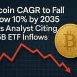 Bitcoin CAGR to Fall Below 10% by 2035, Says Analyst Citing $45B ETF Inflows