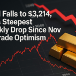 Gold Falls to $3,214, Eyes Steepest Weekly Drop Since Nov on Trade Optimism