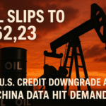 Oil Slips to $62.23 as U.S. Credit Downgrade and China Data Hit Demand