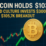 Bitcoin Holds $103K as GD Culture Invests $300M, Eyes $105.7K Breakout