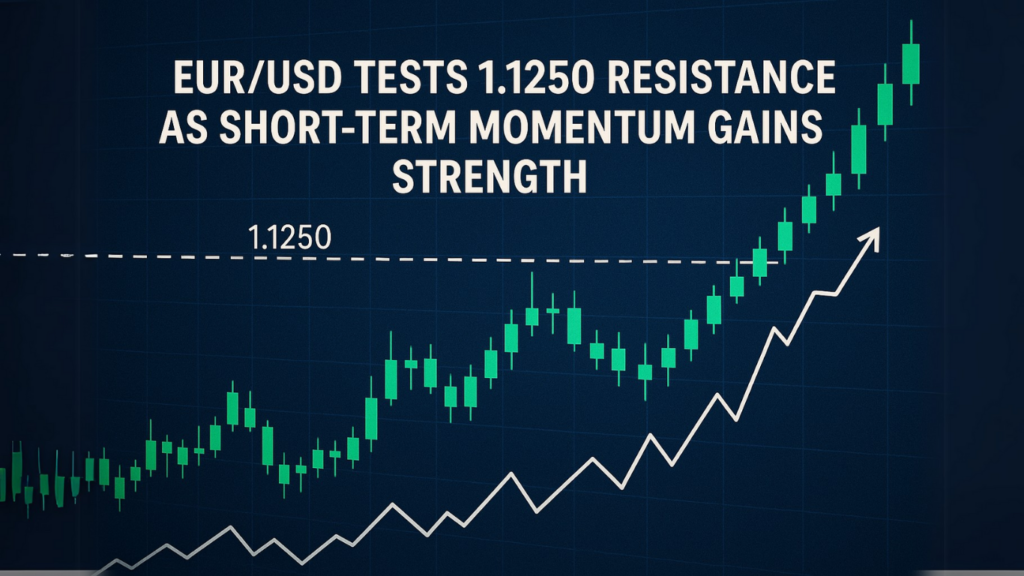 EUR/USD Tests 1.1250 Resistance as Short-Term Momentum Gains Strength