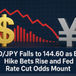USD/JPY Falls to 144.60 as BoJ Hike Bets Rise and Fed Rate Cut Odds Mount