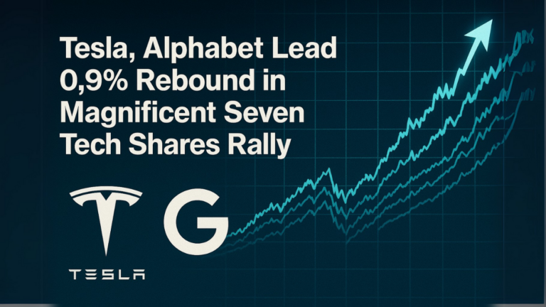 Tesla, Alphabet Lead 0.9% Rebound in Magnificent Seven Tech Shares Rally