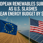 European Renewables Surge as U.S. Slashes Clean Energy Budget by $6.5B
