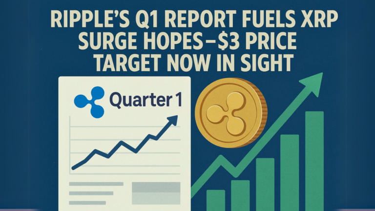 Ripple’s Q1 Report Fuels XRP Surge Hopes—$3 Price Target Now in Sight