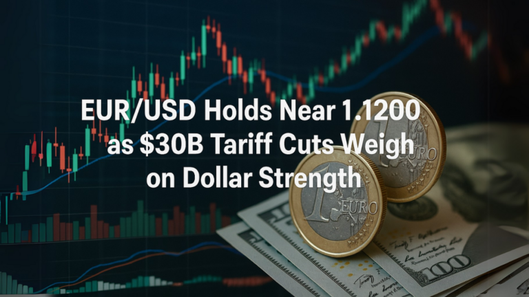 EUR/USD Holds Near 1.1200 as $30B Tariff Cuts Weigh on Dollar Strength