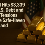 Gold Hits $3,339 as U.S. Debt and Iran Tensions Drive Safe-Haven Demand