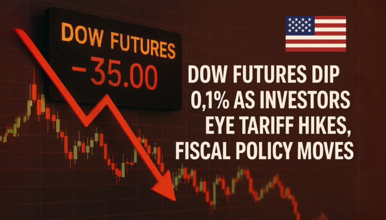 Dow Futures Dip 0.1% as Investors Eye Tariff Hikes, Fiscal Policy Moves