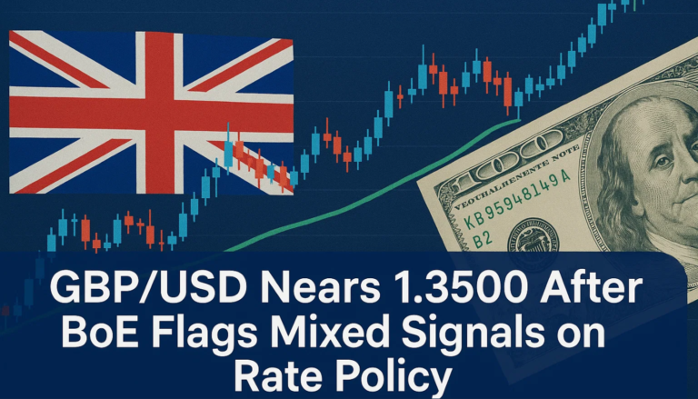 GBP/USD Nears 1.3500 After BoE Flags Mixed Signals on Rate Policy