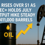 Oil Rises Over $1 as OPEC+ Holds July Output Hike Steady at 411,000 Barrels