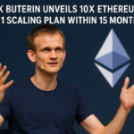 Vitalik Buterin Unveils 10X Ethereum Layer 1 Scaling Plan Within 15 Months