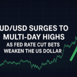 AUD/USD Surges to Multi-Day Highs as Fed Rate Cut Bets Weaken the US Dollar