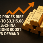 Gold Prices Rise 0.8% to $3,315.68 as U.S.-China Tensions Boost Haven Demand