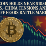 Bitcoin Holds Near $105K as U.S.-China Tensions and Tariff Fears Rattle Markets