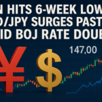 Yen Hits 6-Week Low as USD/JPY Surges Past 147 Amid BoJ Rate Doubts