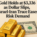 Gold Holds at $3,336 as Dollar Slips, Israel-Iran Truce Eases Risk Demand