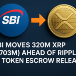 SBI Moves 320M XRP ($703M) Ahead of Ripple’s 1B Token Escrow Release