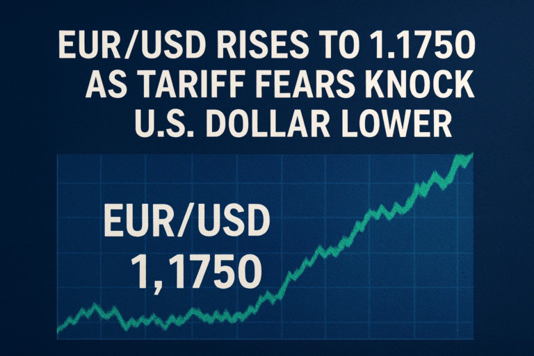 EUR/USD Rises to 1.1750 as Tariff Fears Knock U.S. Dollar Lower