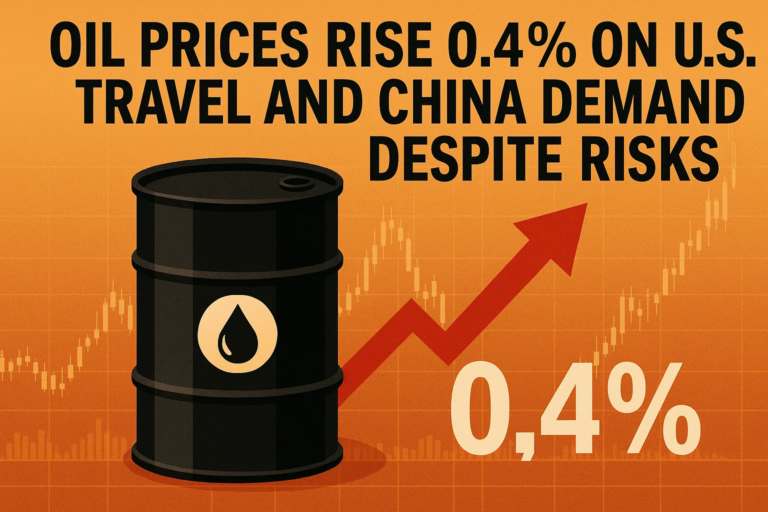 Oil Prices Rise 0.4% on U.S. Travel and China Demand Despite Risks