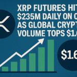 XRP Futures Hit $235M Daily on CME as Global Crypto Volume Tops $1.6B