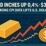Gold Inches Up 0.4% to $3,339 as Strong CPI Data Lifts U.S. Dollar