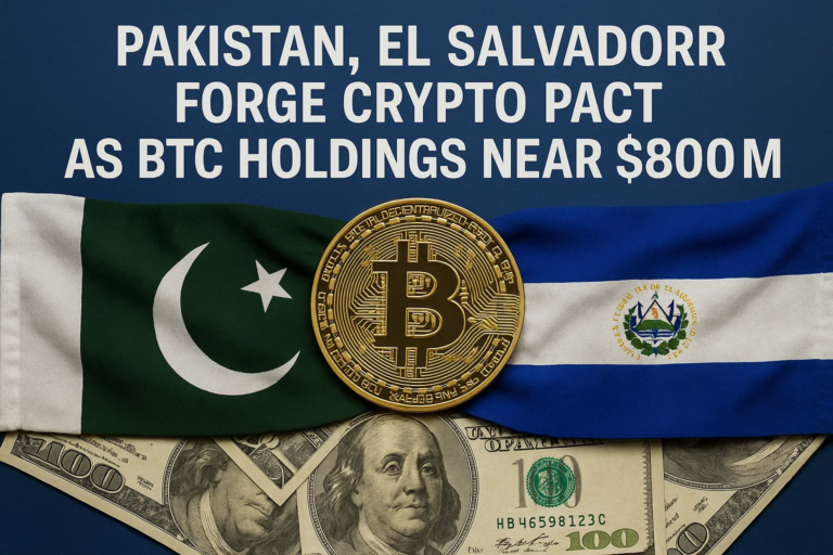 Pakistan, El Salvador Forge Crypto Pact as BTC Holdings Near $800M
