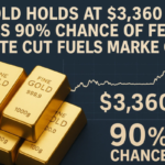 Gold Holds at $3,360 as 90% Chance of Fed Rate Cut Fuels Market Calm