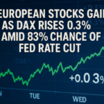 European Stocks Gain as DAX Rises 0.3% Amid 83% Chance of Fed Rate Cut