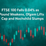 FTSE 100 Falls 0.04% as Pound Weakens, Ofgem Lifts Cap and Hochschild Slumps