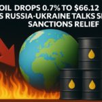 Oil Drops 0.7% to $66.12 as Russia-Ukraine Talks Signal Sanctions Relief