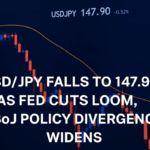 USD/JPY Falls to 147.90 as Fed Cuts Loom, BoJ Policy Divergence Widens