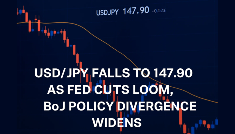 USD/JPY Falls to 147.90 as Fed Cuts Loom, BoJ Policy Divergence Widens