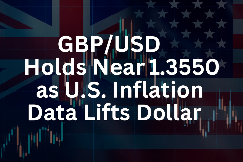 GBP/USD Holds Near 1.3550 as U.S. Inflation Data Lifts Dollar
