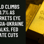 Gold Climbs 0.7% as Markets Eye Russia-Ukraine Talks, Fed Rate Cuts
