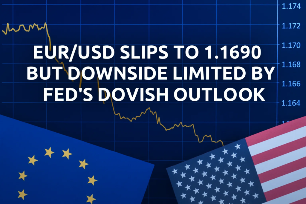 EUR/USD Slips to 1.1690 but Downside Limited by Fed’s Dovish Outlook