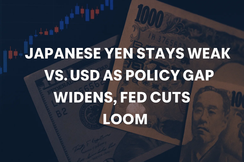 Japanese Yen Stays Weak vs. USD as Policy Gap Widens, Fed Cuts Loom