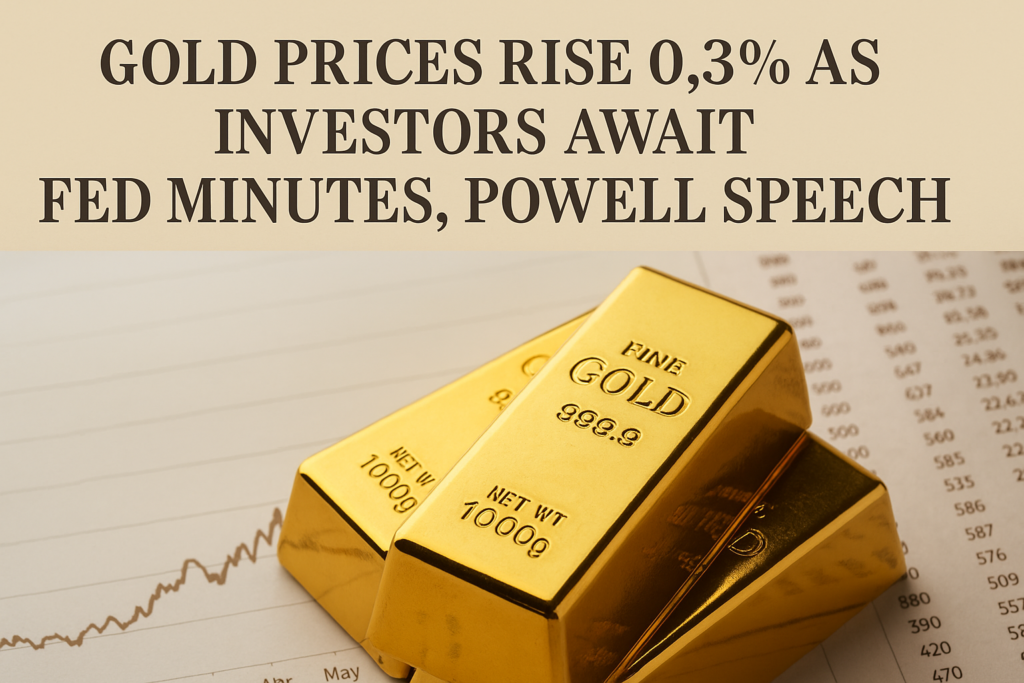 Gold Prices Rise 0.3% as Investors Await Fed Minutes, Powell Speech