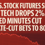 US Stock Futures Slip; Tech Drops 2%, Fed Minutes Cut Rate-Cut Bets to 80%