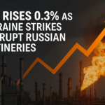 Oil Rises 0.3% as Ukraine Strikes Disrupt Russian Refineries