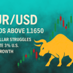 EUR/USD Holds Above 1.1650 as Dollar Struggles Despite 3% U.S. GDP Growth