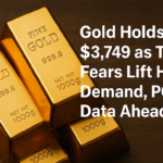 Gold Holds at $3,749 as Tariff Fears Lift Haven Demand, PCE Data Ahead