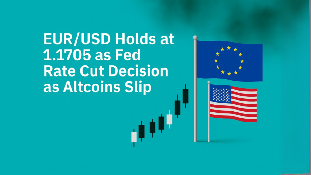EUR/USD Holds at 1.1705 as Weak U.S. Sentiment Caps Dollar Strength