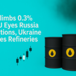 Oil Climbs 0.3% as EU Eyes Russia Sanctions, Ukraine Strikes Refineries