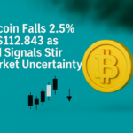 Bitcoin Falls 2.5% to $112,843 as Fed Signals Stir Market Uncertainty