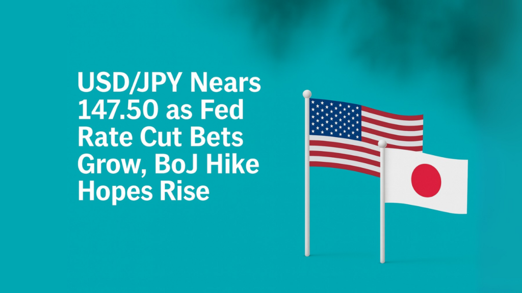USD/JPY Nears 147.50 as Fed Rate Cut Bets Grow, BoJ Hike Hopes Rise