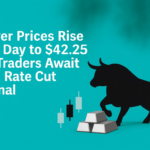 Silver Prices Rise 4th Day to $42.25 as Traders Await Fed Rate Cut Signal